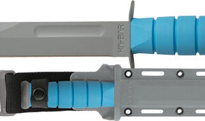 KA-BAR USSF SPACE-BAR KNIFE - 7" FINE EDGE W/SHEATH BLK/BLUE
