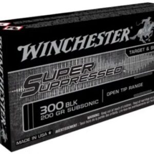 WINCHESTER SUPPRESSED 300 AAC - 200GR FMJ 125RD 6BX/CS