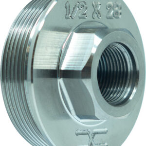 FAXON 1/2X28 DIRECT THREAD TO - HUB ADAPTER TITANIUM