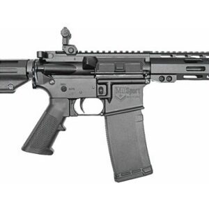 ATI MILSPORT 300BLK PISTOL 8.5" BARREL, 7" MLOK, FLIP UP SIGHTS, BRACE, 1-30RD