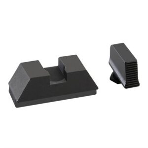 2L OPTIC COMP SIGHTS SERRATD FRONT .240''F /.315''R FOR GLOCK