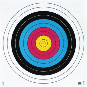 Maple Leaf Target Face FITA 10-Ring 80 cm.