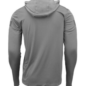 GLOCK HOODED PERFORMANCE LONG - SLEEVE SHIRT XL GREY