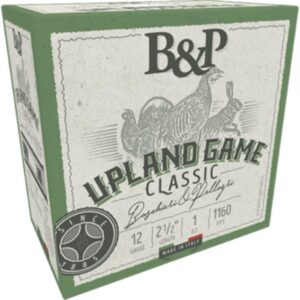 B&P Upland Classic Shotshell 12ga 2-1/2" 1oz 1160 fps #7.5 25/ct