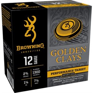 GOLDEN CLAYS 12GAUGE 2-3/4'' 1-1/8OZ#7.5 SHOT 1300 FPS 25/BOX